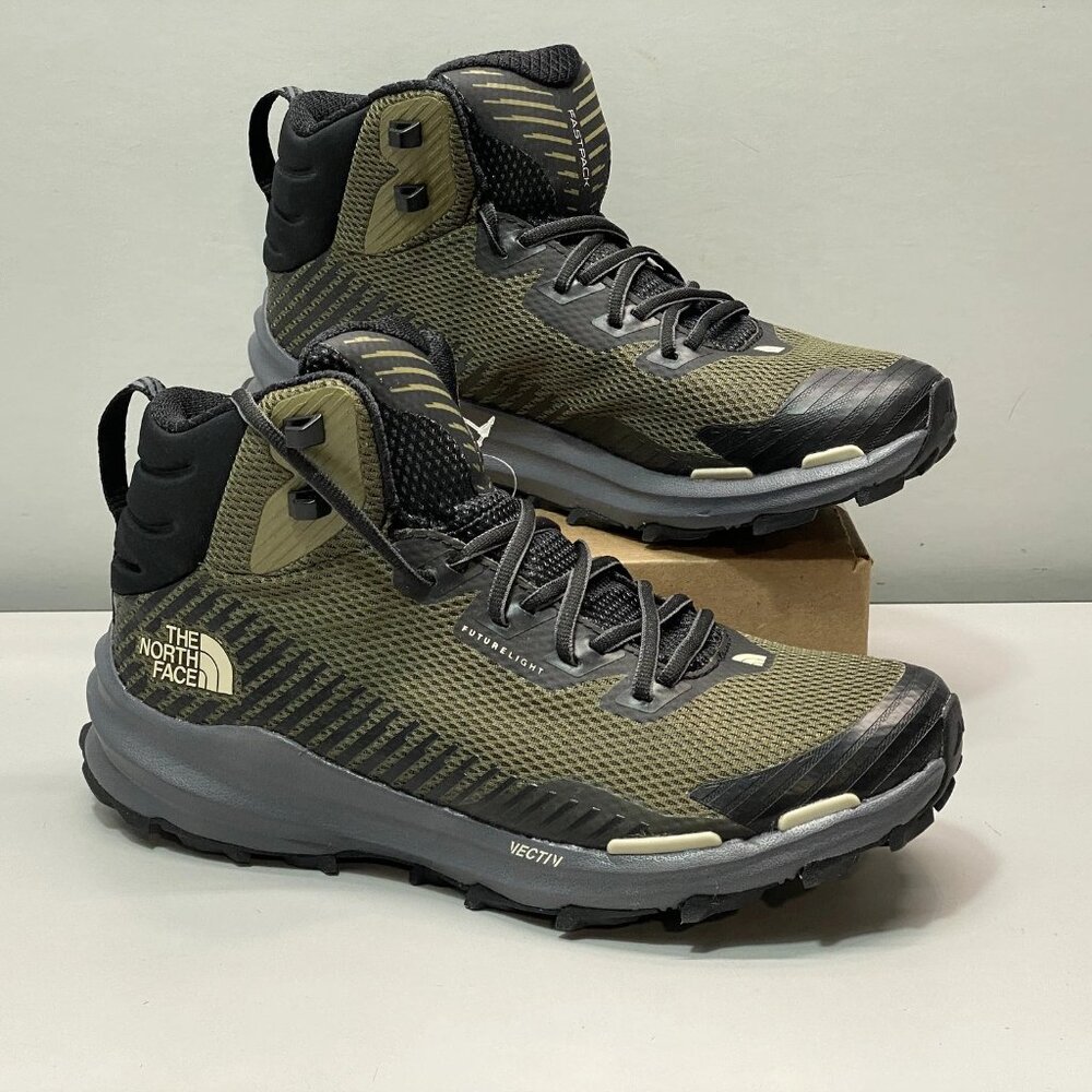 NEW The North Face Men’s VECTIV Fastpack Mid Waterproof Boots – Olive